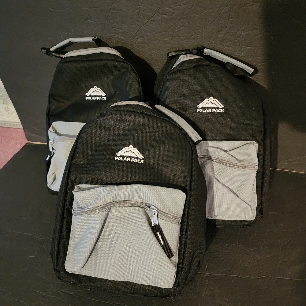 Polar Pack Mini Lunch Backpack Bundle Of 3 NWT